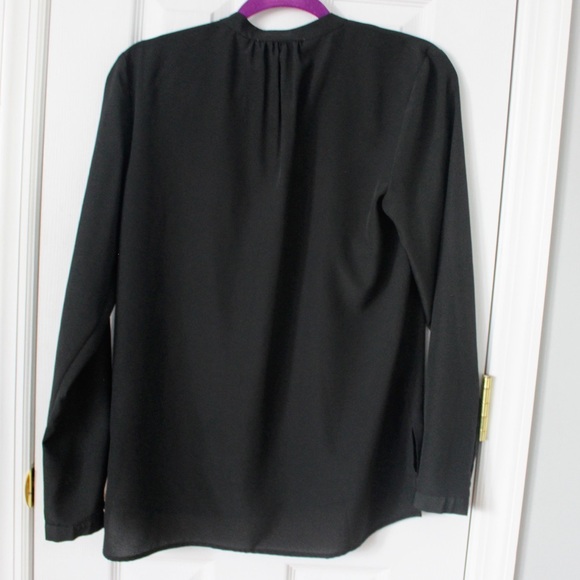 MICHAEL Michael Kors Zipper Black Blouse size 4 - Picture 2 of 3